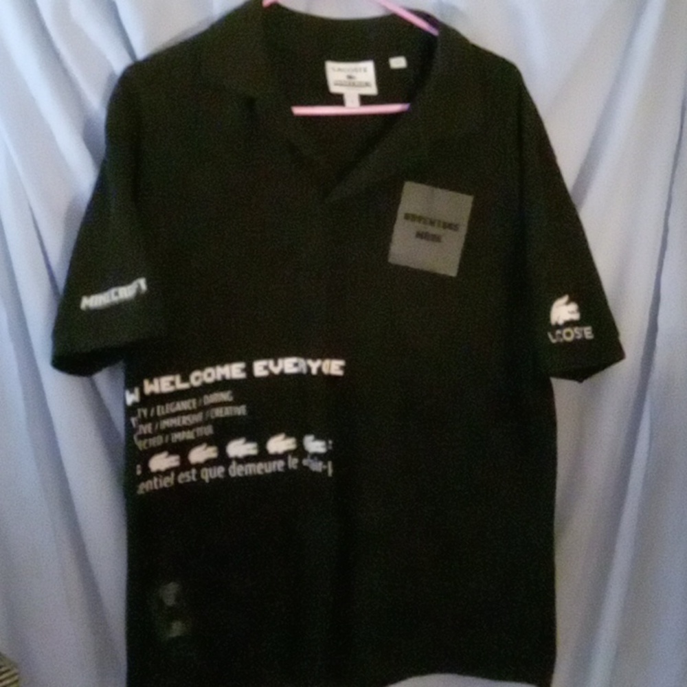 Lacoste 2009 Minecraft Collectable Men's Shirt